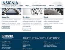 Tablet Screenshot of insigniafederal.com